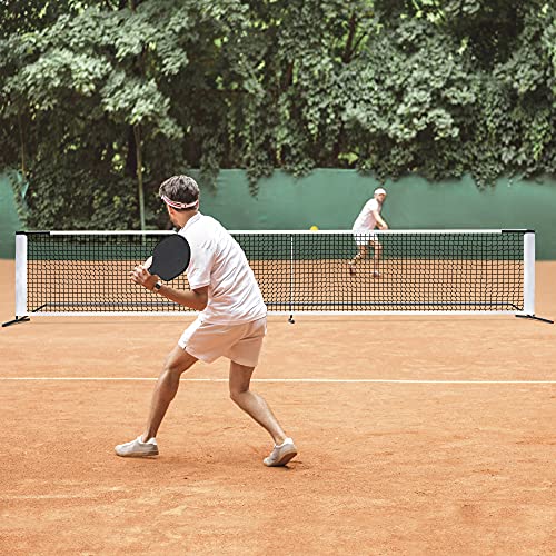 JupiterForce 22FT Pickleball Net Set, Portable Pickle Ball Net with Stable Metal Frame, Regulation Size Net and Carrying Bag for Backyard, Driveway, Indoor Outdoor Practice and Play