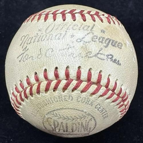 Mickey Mantle Pre-Rookie 1949-51 Single Signed ONL Baseball JSA PSA Beckett - Autographed Baseballs