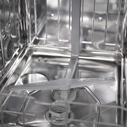 Avanti 18-Inch Dishwasher Machine with Top Control LED Display, Fits 8 Place Settings with 3 Wash Options, 6 Automatic Cycles Includes Rinse Aid Dispenser with Low Noise Rating, 53db, Stainless Steel