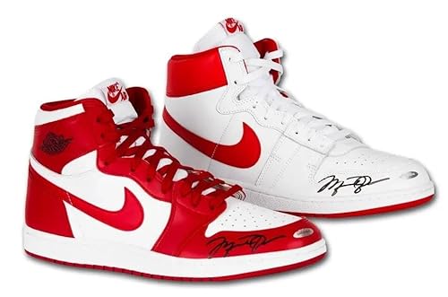 Michael Jordan Autographed Shoes Nike Air Jordan 1 Retro High 1985 & Ship PE UDA - Autographed NBA Sneakers