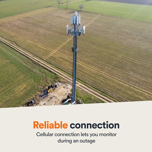 Generac 7009 LTE Propane Tank Fuel Level Monitor - Real-Time Gauge, Mobile Link Integration - Avoid Run-Outs - Compatible with Generac Generators - Reliable 4G LTE Coverage