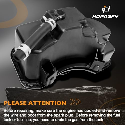 HQPASFY Fuel Gas Tank with Gas Cap Compatible with B&S 594112 Lawn & Garden Equipment Engine Fuel Tank