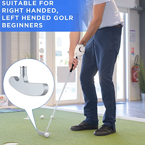 Wettarn 3 Sets Golf Putter Two Ways for Men Women Kids Club with 6 Practice Golf Balls for Left or Right Handed Golfers Indoor Outdoor(Black)