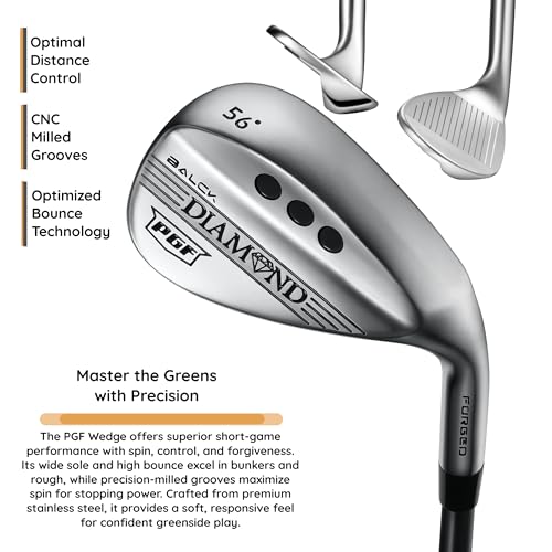 PGF Labs Men's Black Diamond BD-77 Complete Golf Club Package Set [14-Pieces][Flex: Regular] [Hand: Right] [Length: Standard]