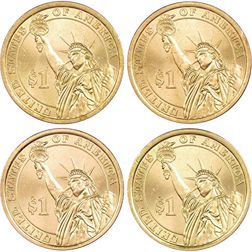 2015 P Presidential Dollar 4 Coin Set BU Uncirculated Mint State $1 Collectible