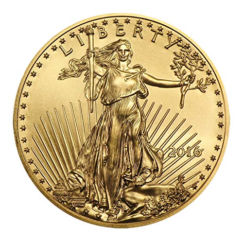 USA $10 1/4oz Gold American Eagle Coin - Brilliant Uncirculated Random Date - United States Mint