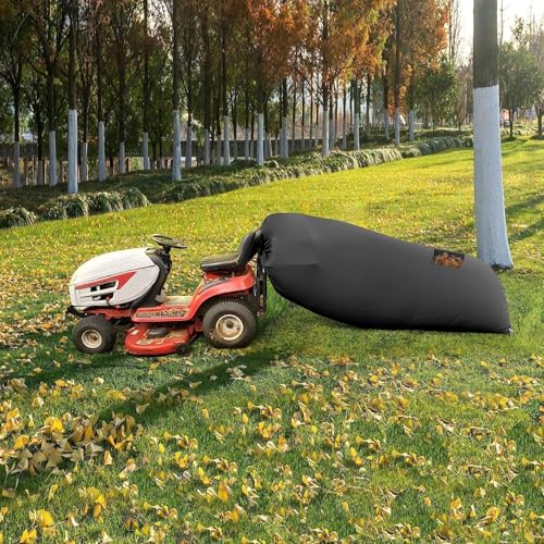 Keeswin 2025 Upgraded Large Lawn Tractor Leaf Bag, 78.7"x 51.1" Capacity Leaf Collector, Grass Catcher Bag for Fast Leaf Collection, Heavy Duty Leaf Grass Collection Bagger, Fits for Most Riding Lawn