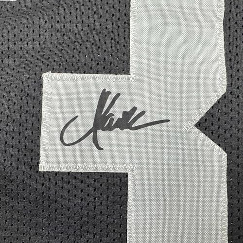 Facsimile Autographed Marcus Allen Oakland Las Vegas Black Reprint Laser Auto Football Jersey Size Men's XL