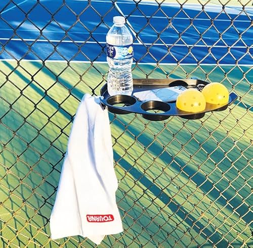 Tourna Portable Fence Tray Court Valet for Pickleball and Tennis