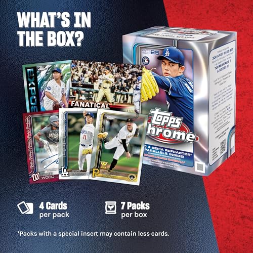 2025 Topps Chrome Baseball - Factory Sealed - Value Box
