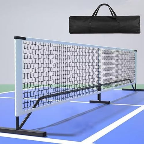 Portable Pickleball Nets Portable, 22 FT USAPA Regulation Size for Full Court System Outdoors Driveway Matches, Easy Setup to Experience Pickleball Game Anywhere