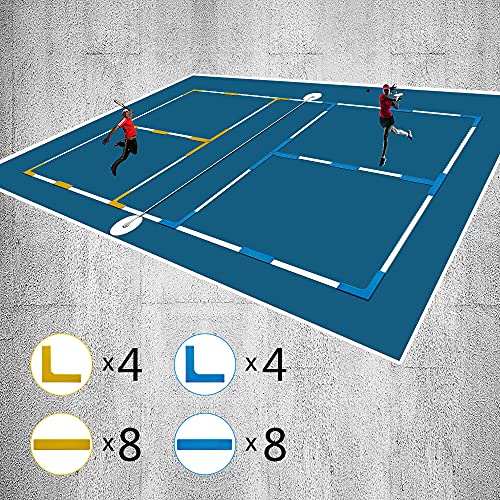 Eco Walker Court Line Marker Set Create Your Own Mini Pickleball Tennis Court