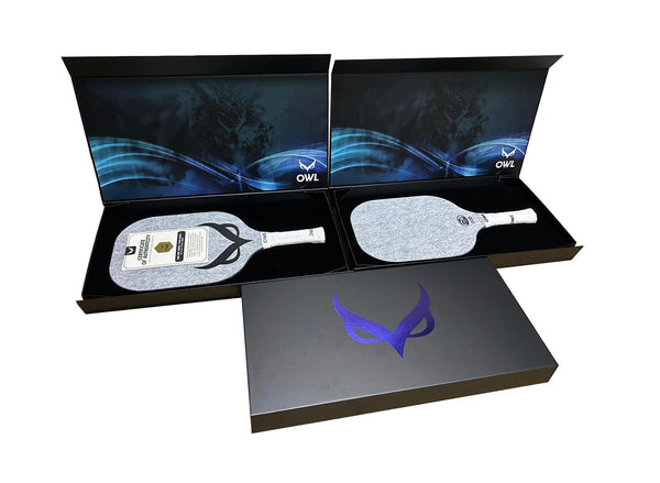 OWL Sport Pickleball Paddle, Founder’s Limited Edition - CX, USAPA Pro Tournament Approved, Over 50% Noise Reduction, Elite Performance Paddle, Large Sweet-spot with Elite Spin & Control