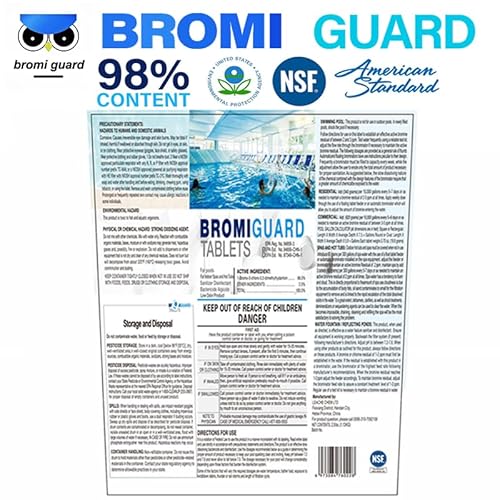 【1 Inch 5.5 Lbs】 Bromine Tablets for Spa Hot Tub Chemical Tabs Brominating Tablets Spa Hot Tub Chemical Sanitizer