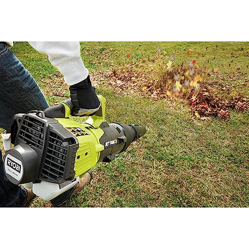 RYOBI 160 MPH 520 CFM 25cc Gas Jet Fan Blower Leaves Grass Debris