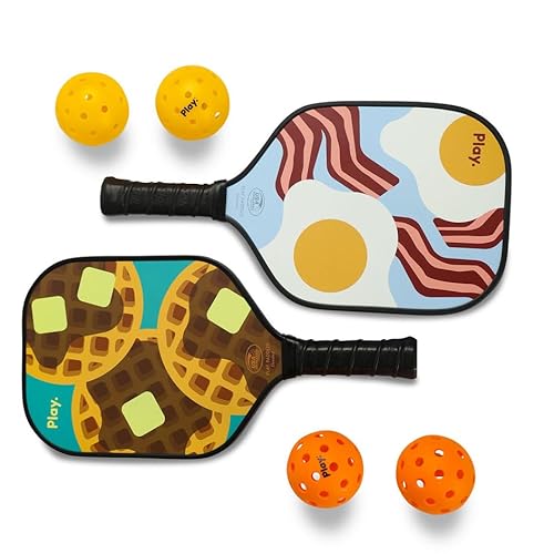 Pickleball Paddles Pickleball Paddles Set of 2 Carbon Fiber - USAPA Approved Pickleball Racket | Polymer Honeycomb Composite Core | Hyper-Grip™ Surface with Graphite Face & Cushioned Grip