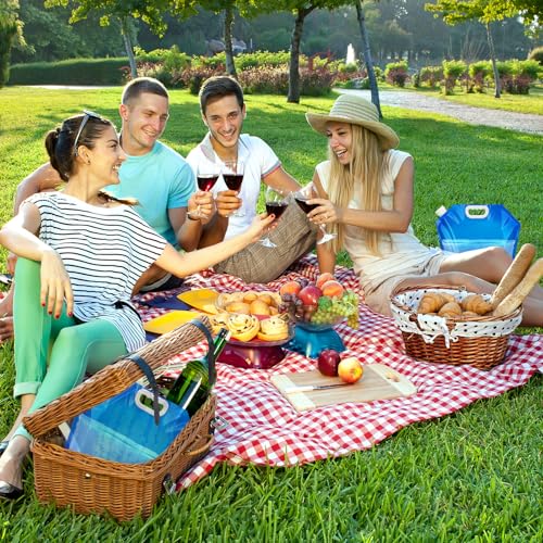 4 PCS Ice Bath Bags, Reusable Bathtub Freezer Water Bag, 5L Cold Plunge Tub Accessories, Ice Baths at Home, Muscle Recovery for Athletes, Portable Ice Barrel Cold Therapy