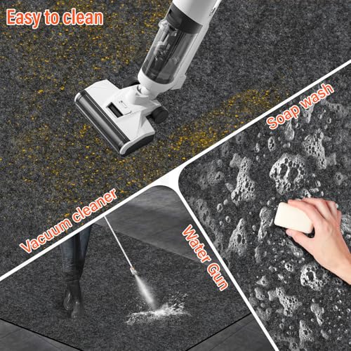5 x 3 Ft Snow Blower Mat,Absorbent Snow Blower Floor Mat for Keep The Floor Tidy and Free of Damage