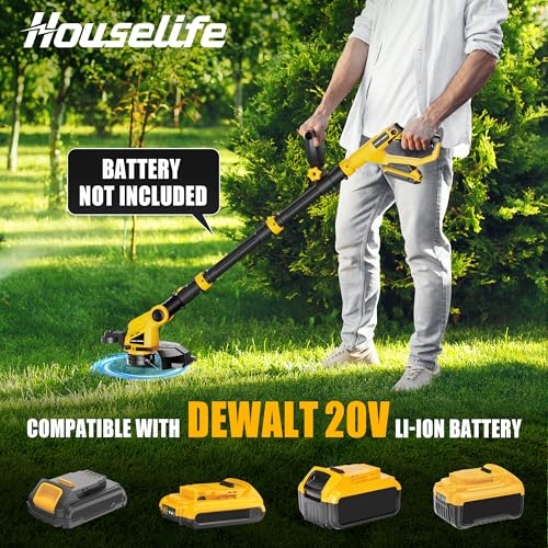 Cordless Weed Eater and Leaf Blower Combo Compatible with Dewalt 20V Max Battery(Battery Not Included), 12 Inch Weed Trimmer/String Trimmer with Auto-Feed, Lightweight 20V Leaf Blower Cordless