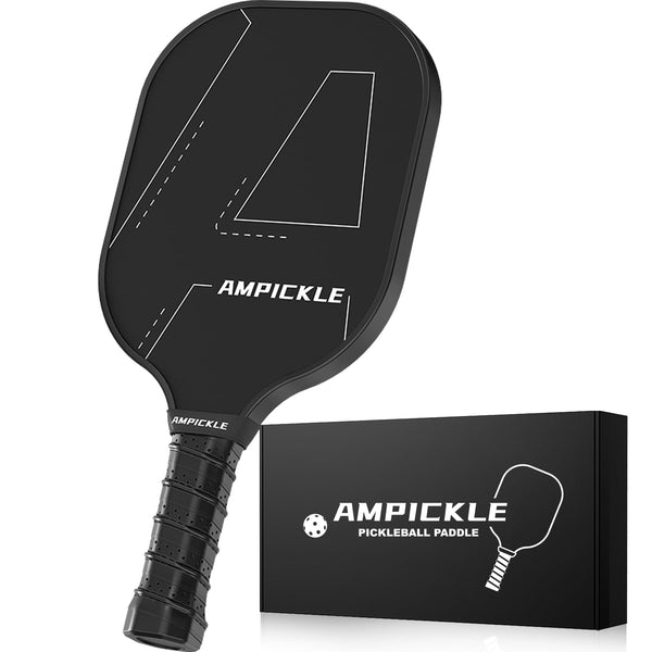 AMPICKLE Pickleball Paddle,Fiberglass Pickleball Paddles Set,Frosted Surface Pickleball Rackets, USAPA Standards，Oversized Sweet Spot Pickle Ball Paddle for Indoor Outdoor