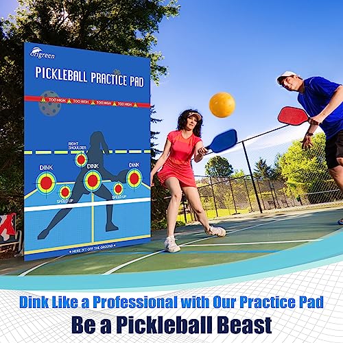 Pickleball Practice Pads - Dink Master Exercise Rebounder Aids (Blue, 1pc)