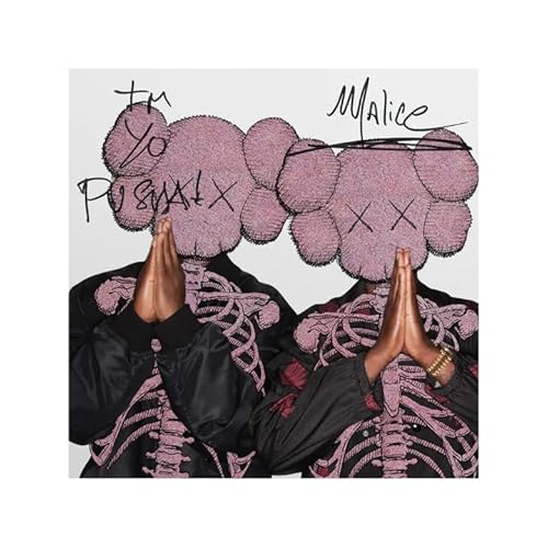 Let God Sort Em Out Autographed Pink LP, Signed Art Cart, Clipse