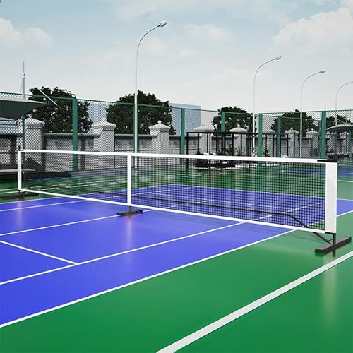 Portable Pickleball Nets Portable, 22 FT USAPA Regulation Size for Full Court System Outdoors Driveway Matches, Easy Setup to Experience Pickleball Game Anywhere
