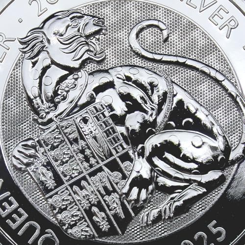 2025 2 oz British Silver Royal Tudor Beasts - Queen's Panther Coin Brilliant Uncirculated with a Certificate of Authenticity £5 Seller BU