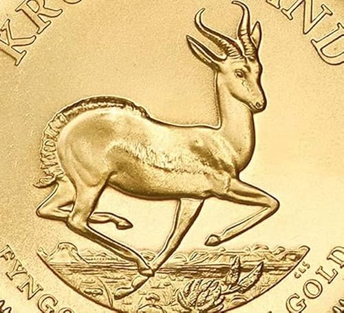 1967 - Present (Random Year) 1 oz South African Gold Krugerrand Coin Gem Uncirculated GEMUNC 1 Rand PCGS