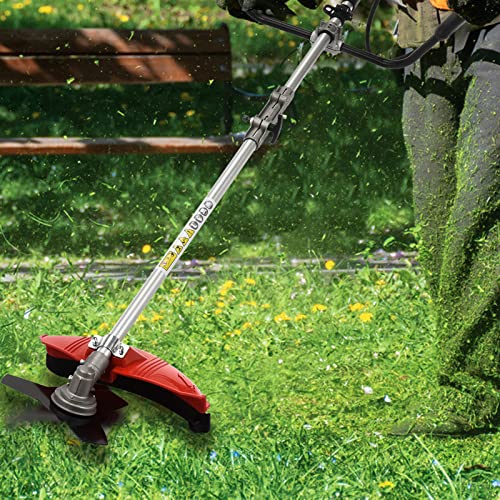2026 New Gas Weed Eater 52cc 2-Stroke 2 in 1 Multi-Functional Petrol Hedge Trimmer， Weed Wacker String Trimmer Brush Cutter Complete Accessories，Gas Powered Weed Eater for Grass and Bush