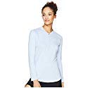 Nike Women's Court Pure Half-Zip Tennis Top Royal Tint/White Medium