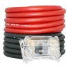 SoundBox Connected 0 Gauge Red / Black Amplifier Amp Power/Ground 1/0 Wire Set 50 Feet SuperFlex Cable 25 Each, ANL Fuse Holder