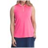 Nike Women's Dri-Fit Textured Sleeveless Golf Top-Hyper Pink-XXL