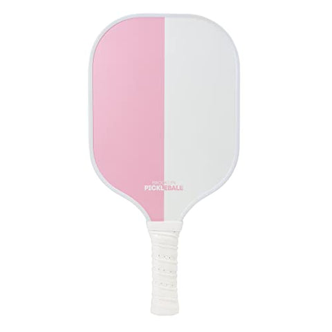 Brooklyn Pickleball Co. Pink Pickle Ball Paddle | Carbon Fiber | Honeycomb Core | Ribbed Non-Slip Cushion Grip | Single Racket | Pickle-Ball Paddles