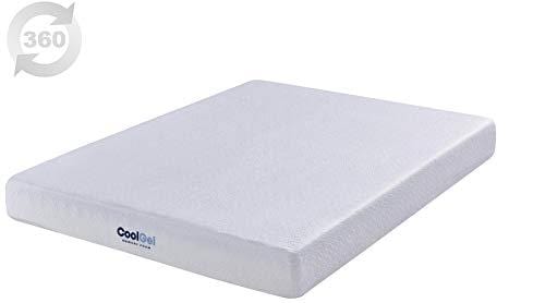 Classic Brands Cool Gel Ventilated Gel Memory Foam 8-Inch Mattress, Short Queen