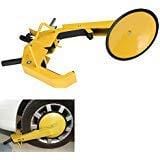 Ridgeyard Heavy Duty Steel Wheel Lock Clamp Parking Boot Tire Claw Auto Car Truck ATV RV Anti-Theft Towing Security Device with 2 Keys