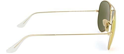 Ray-Ban Aviator RB3025 - 112/69 Sunglasses Gold, Orange Flash 55mm