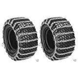 2 Link TIRE CHAINS 18x6.50-8 18x650-8 18x650x8 18-6.5-8 Tractor Rider Snowblower ;supply_by_theropshop