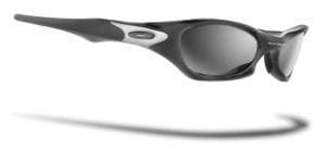 Oakley Men's Valve Polarized Rectangular Sunglasses, Black, 60.8 mm