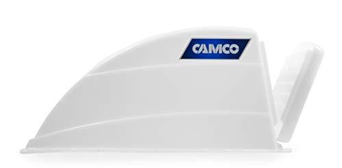 Camco RV Roof Vent Cover, Opens For Easy Cleaning, Aerodynamic Design, Easily Mounts to RV With Included Hardware - (White) (40431)