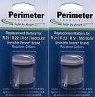 Perimeter Technologies Two-Pack Dog Fence Batteries for Invisible Fence Brand Receiver Collars by (2-Pack)