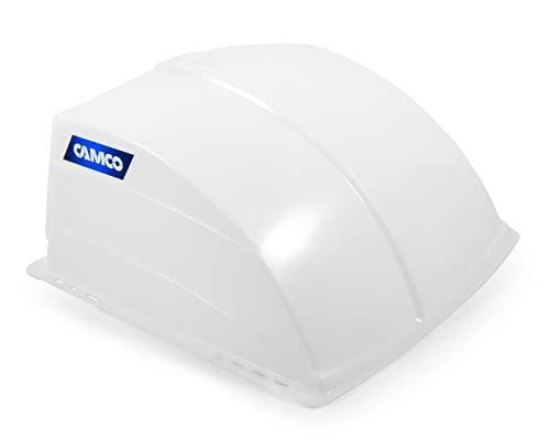 Camco RV Roof Vent Cover, Opens For Easy Cleaning, Aerodynamic Design, Easily Mounts to RV With Included Hardware - (White) (40431)