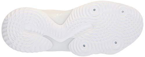 adidas Men's Pro Bounce 2018 Low Basketball Shoe, Black/Crystal White, 10.5 M US