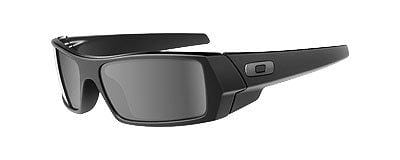 Oakley Men's Gascan Polarized Rectangular Sunglasses, Matte Black, 60.0 mm