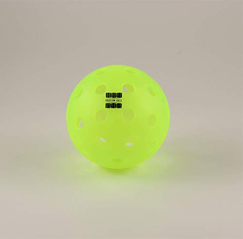 Shadow-Ball Pickleball Gift, Glow in The Dark Pickleballs, 4 Outdoor Pickleballs with Charging Flashlight and Batteries, for Those who Enjoy Pickleball