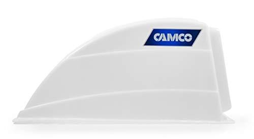 Camco RV Roof Vent Cover, Opens For Easy Cleaning, Aerodynamic Design, Easily Mounts to RV With Included Hardware - (White) (40431)