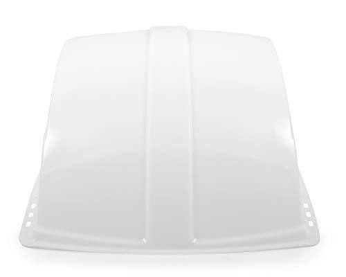 Camco RV Roof Vent Cover, Opens For Easy Cleaning, Aerodynamic Design, Easily Mounts to RV With Included Hardware - (White) (40431)