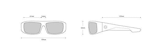 Spy Optic Logan 670939973863 Wrap Sunglasses, 60 mm (Soft Matte Black/Happy Gray/Green)