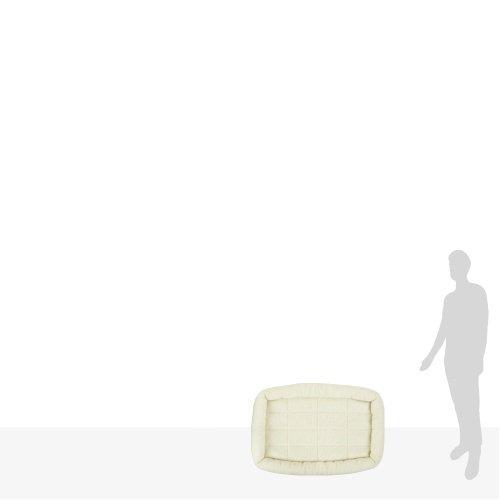 AmazonBasics Padded Pet Bolster Bed - 35 x 22 inches