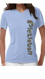 Pickleball Up "Pickleball Long Dri Fit Women's V-Neck Shirt